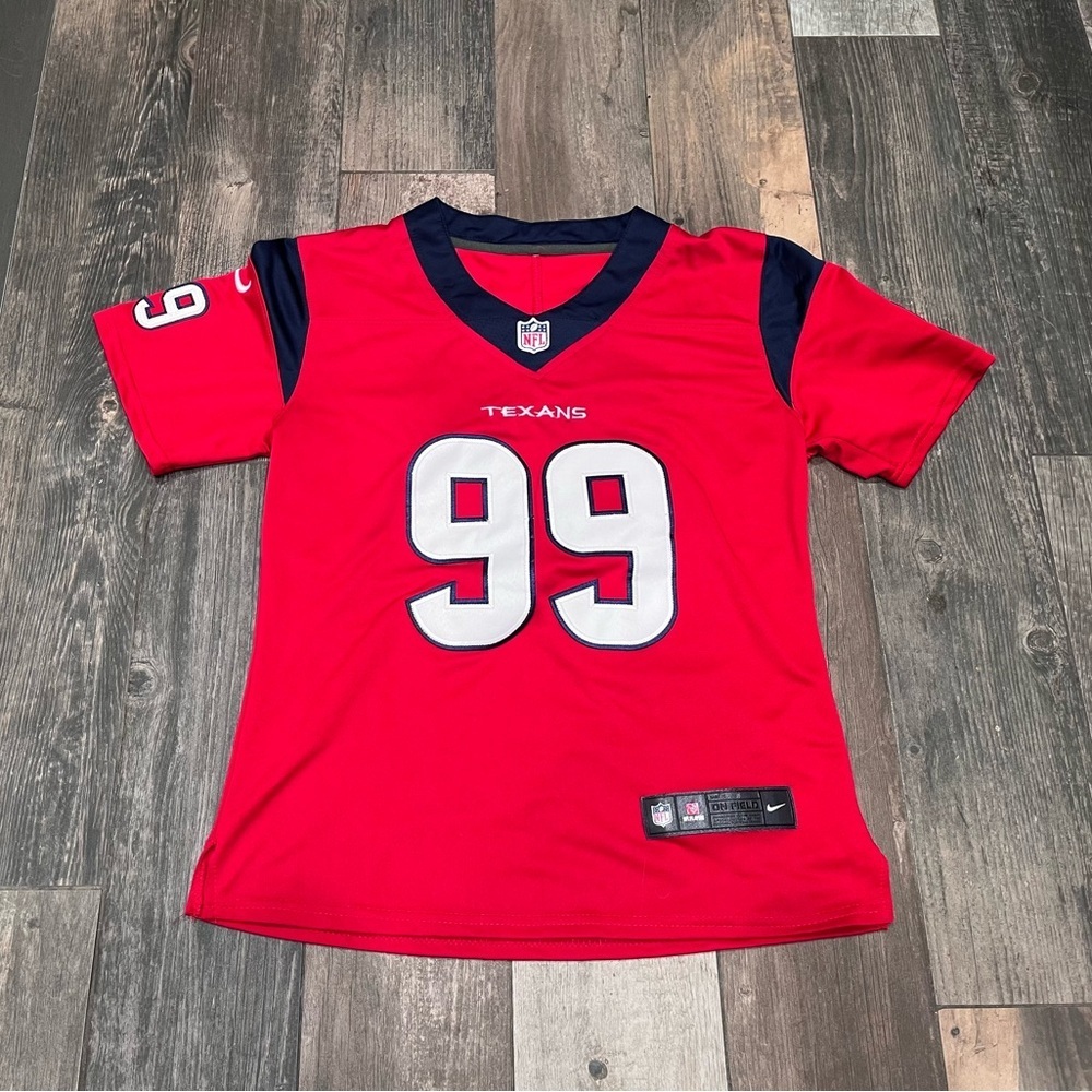 Nike On Field Houston Texans J.J. Watt #99 Womens Football Jersey Size Small EUC - Picture 5 of 8